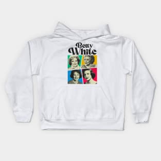 Betty White Comic Black Kids Hoodie